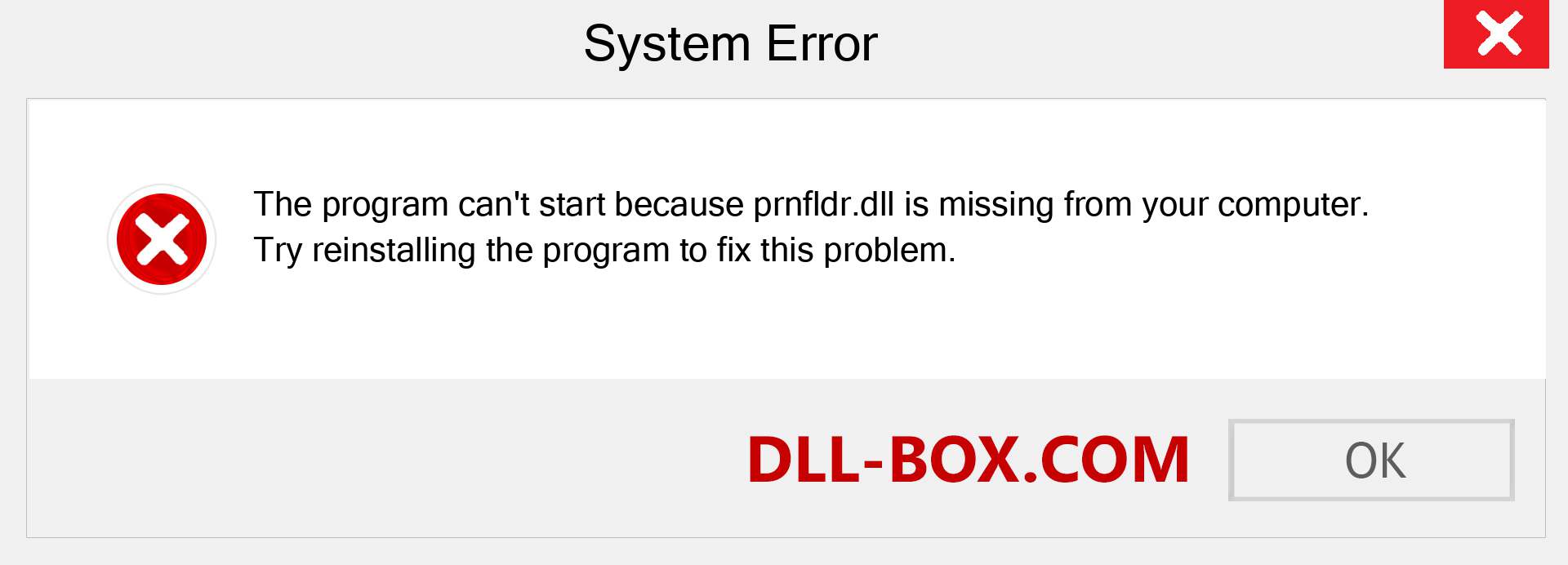  prnfldr.dll file is missing?. Download for Windows 7, 8, 10 - Fix  prnfldr dll Missing Error on Windows, photos, images